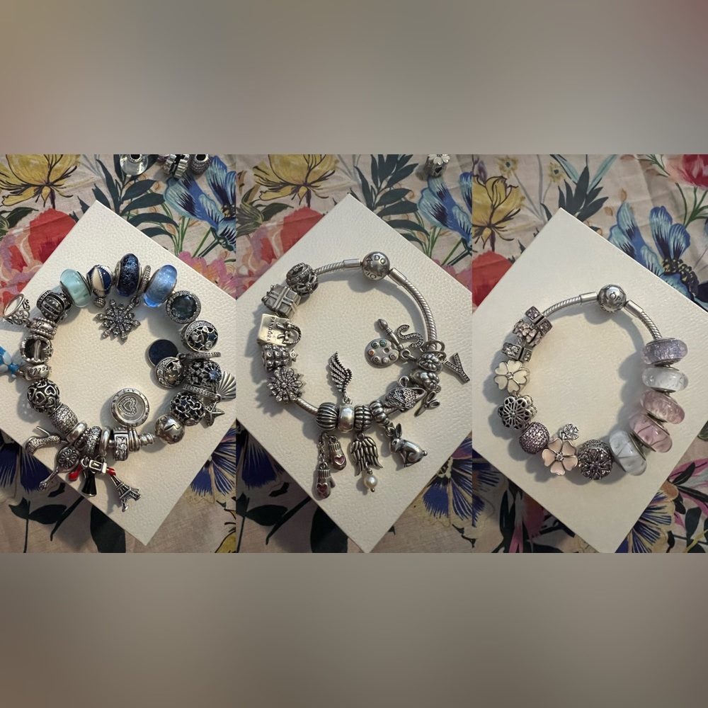 Authentic Pandora Bracelet Charm Set